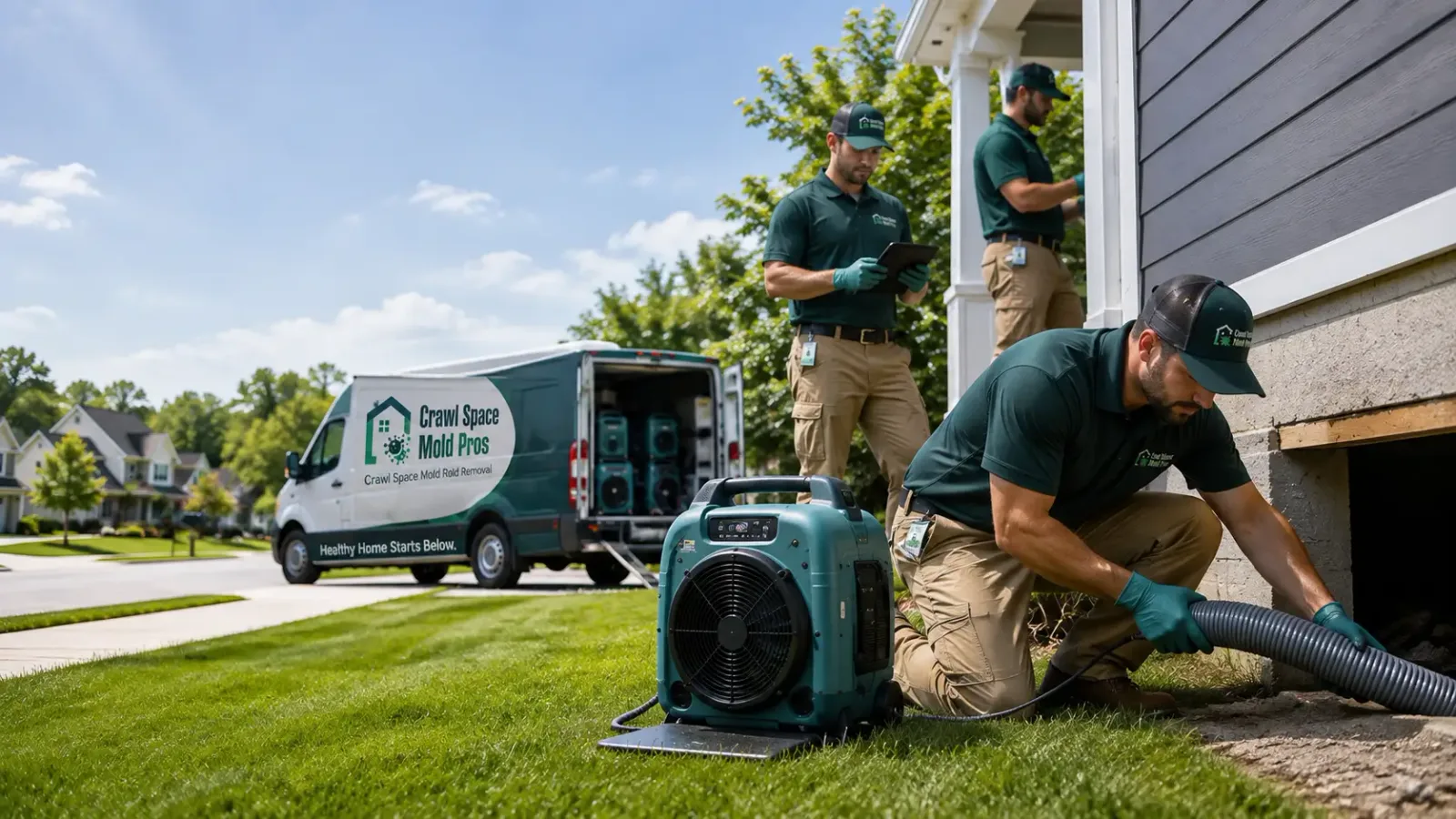 Crawl Space Mold Removal in Santa Ynez, CA
